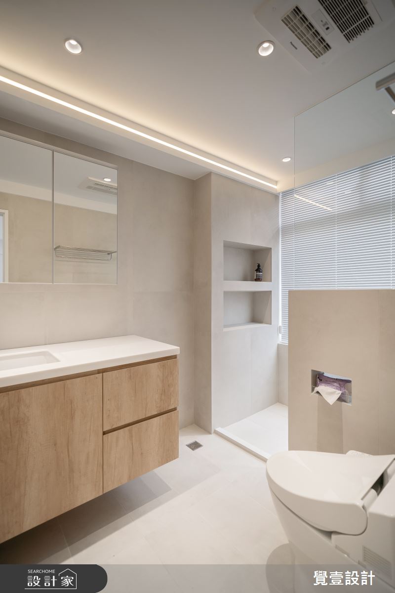 20坪新成屋(5年以下)＿日式北歐風浴室案例圖片＿覺壹設計＿覺壹_新竹_日式北歐風-20坪之23