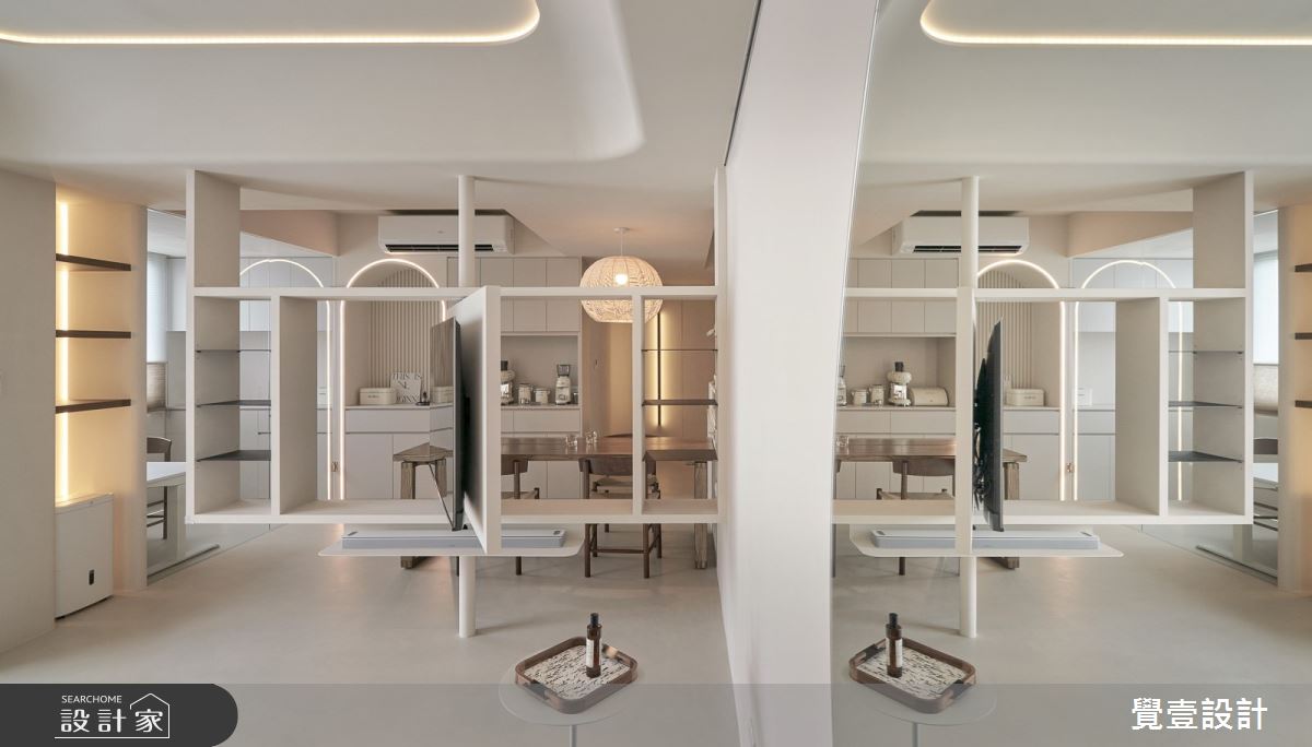 32坪老屋(31~40年)＿韓系簡約風客廳餐廳案例圖片＿覺壹設計＿覺壹_台北_韓系簡約風之14