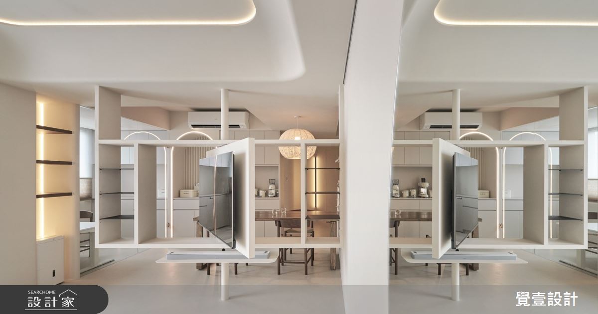 32坪老屋(31~40年)＿韓系簡約風客廳餐廳案例圖片＿覺壹設計＿覺壹_台北_韓系簡約風之15