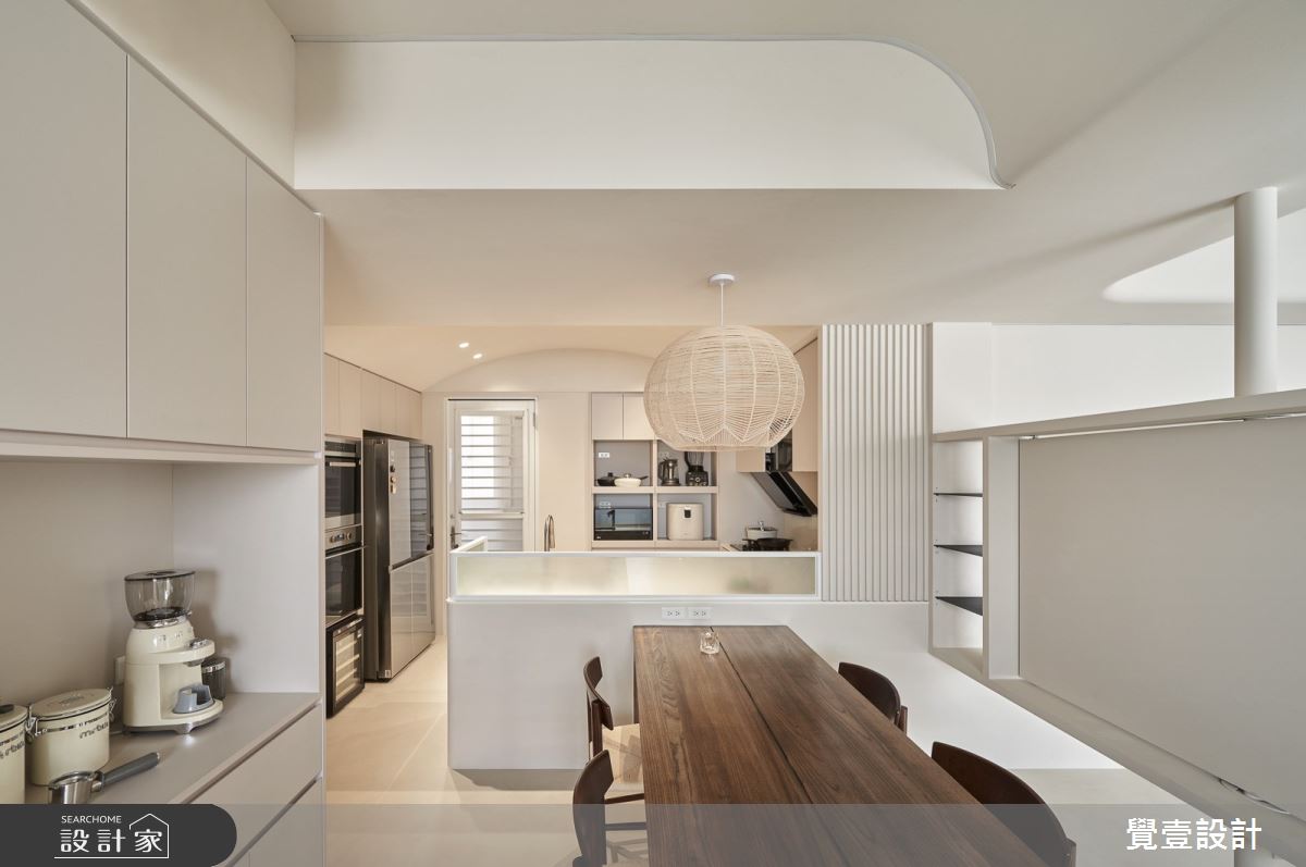 32坪老屋(31~40年)＿韓系簡約風餐廳廚房案例圖片＿覺壹設計＿覺壹_台北_韓系簡約風之21