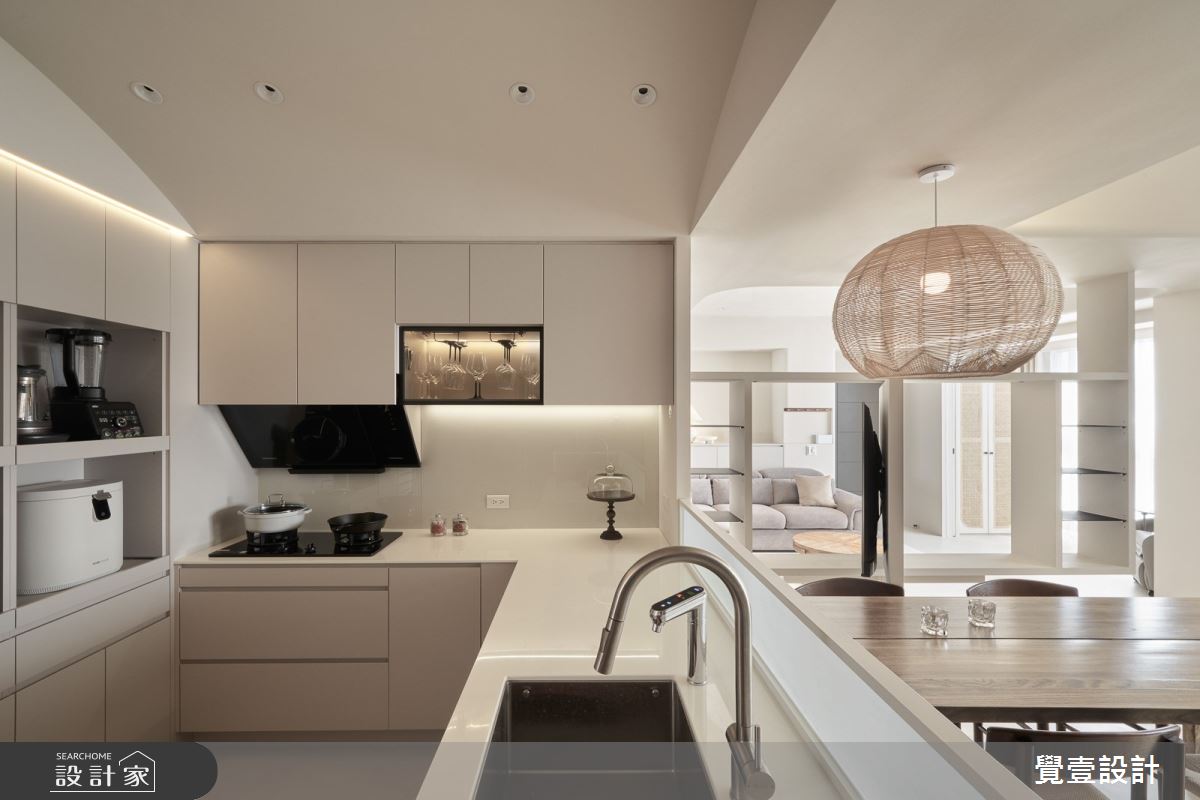 32坪老屋(31~40年)＿韓系簡約風餐廳廚房案例圖片＿覺壹設計＿覺壹_台北_韓系簡約風之22
