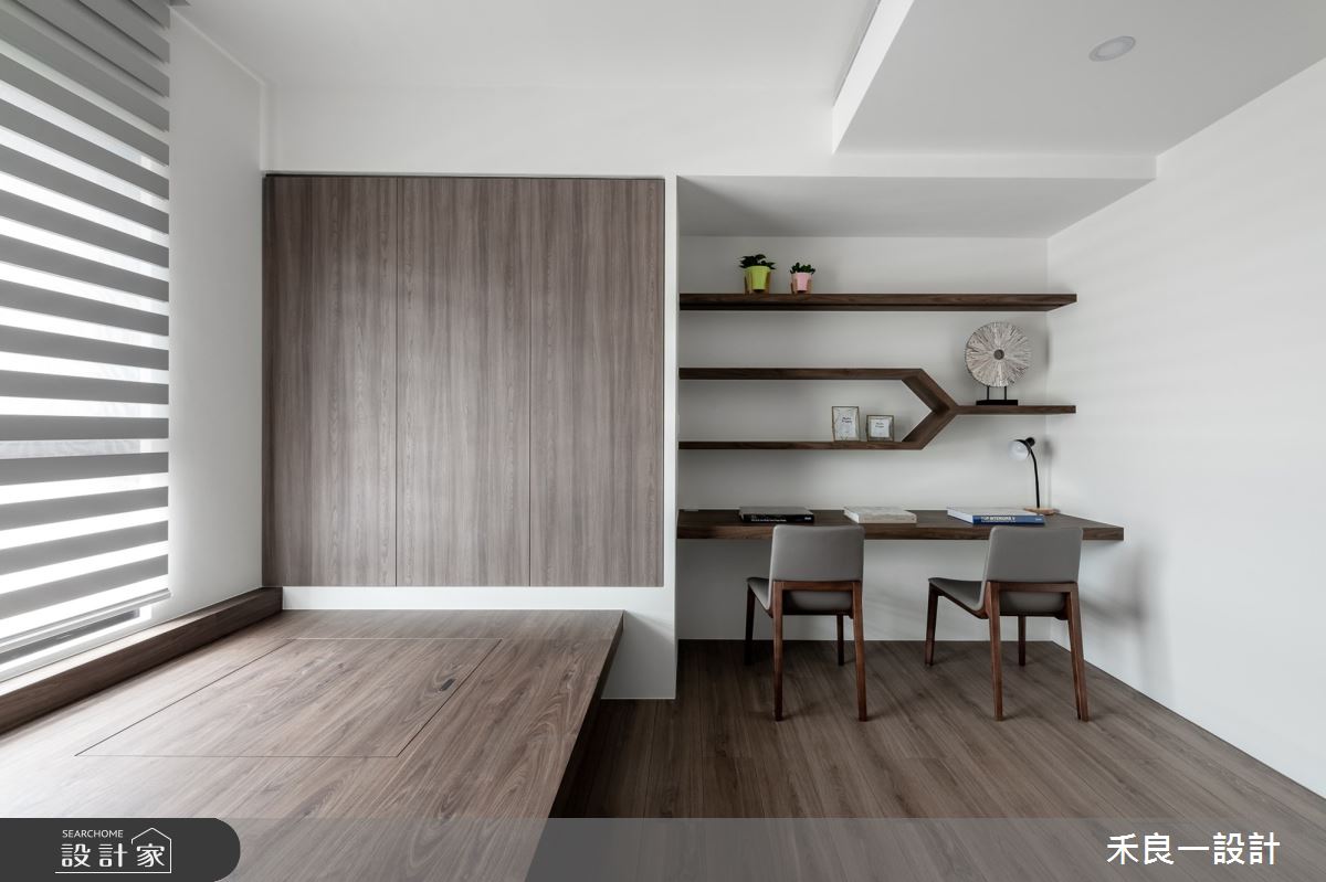 38坪新成屋(5年以下)＿現代風客房案例圖片＿禾良一設計＿禾良一_淵默禮居_台中之10