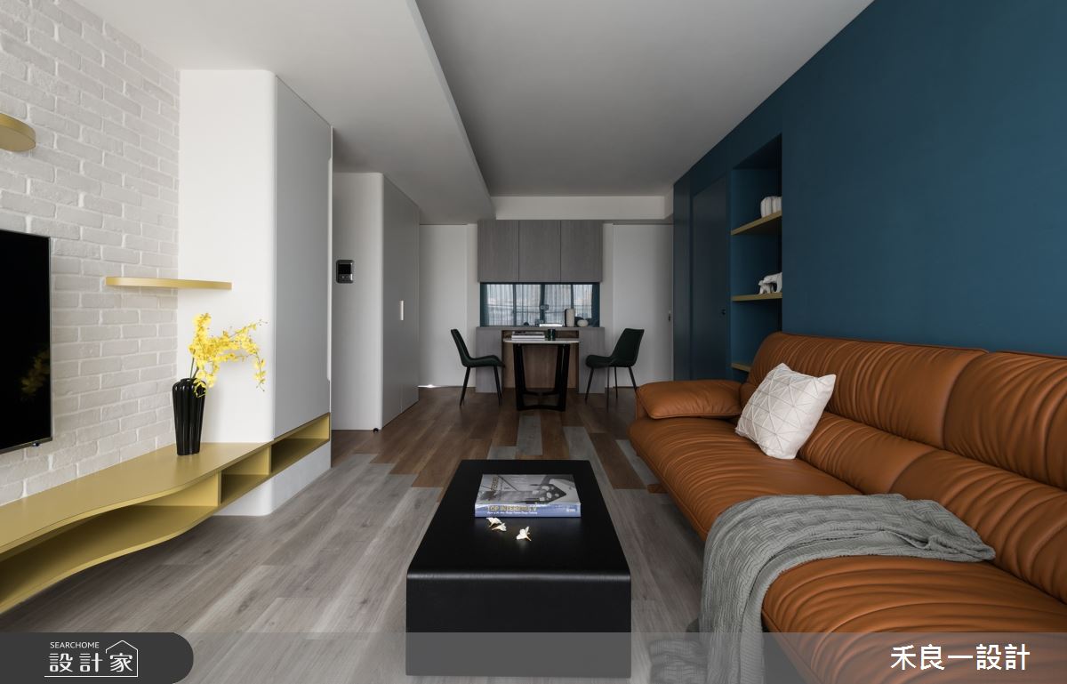 18坪中古屋(5~15年)＿混搭風客廳餐廳案例圖片＿禾良一設計＿禾良一_Y宅_台中北區之3