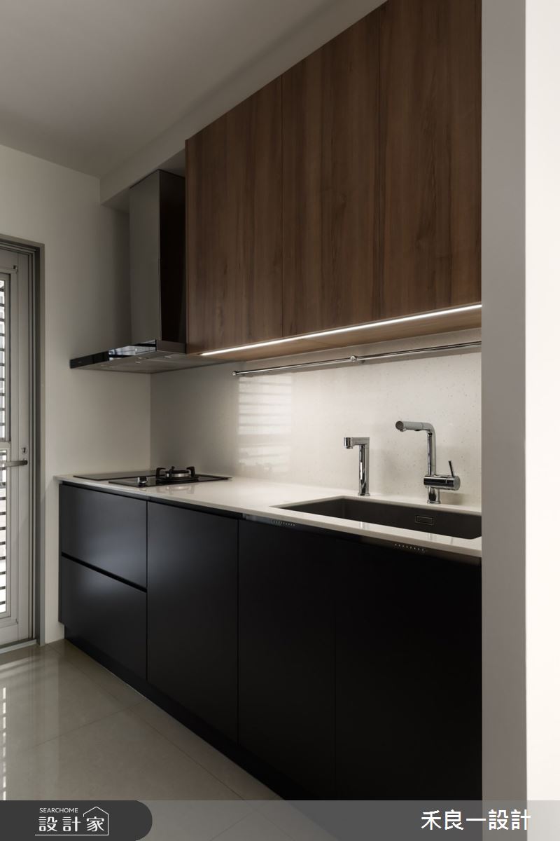 28坪新成屋(5年以下)＿現代風廚房案例圖片＿禾良一設計＿禾良一_掬曲_台中之12