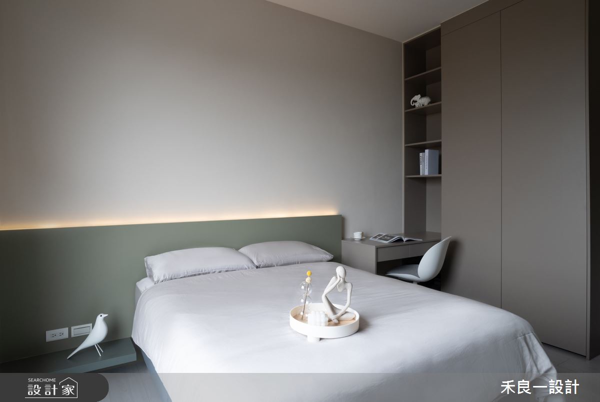 36坪新成屋(5年以下)＿現代風臥室案例圖片＿禾良一設計＿禾良一_相承質韻_台中之9