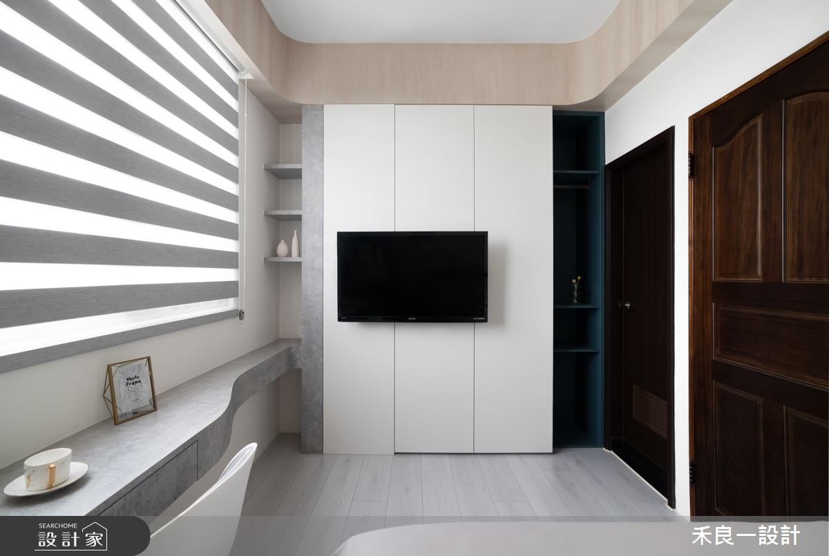 36坪新成屋(5年以下)＿現代風客房案例圖片＿禾良一設計＿禾良一_相承質韻_台中之12
