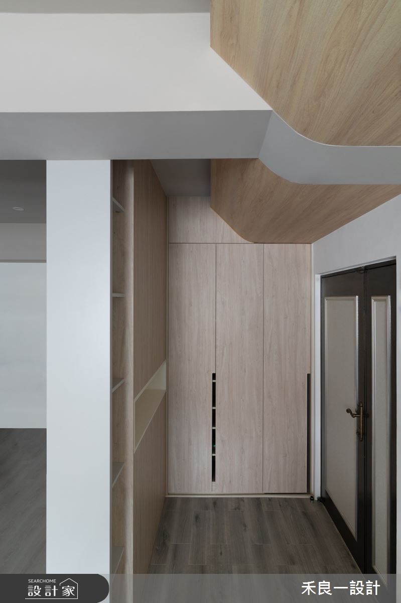 40坪中古屋(5~15年)＿日式無印風玄關案例圖片＿禾良一設計＿禾良一_沐樂_台中之2