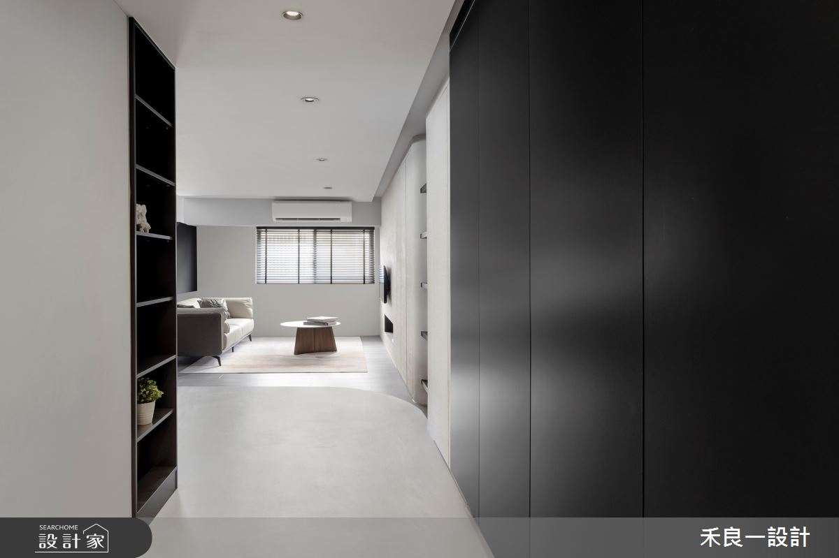 38坪毛胚屋＿簡約風玄關客廳案例圖片＿禾良一設計＿禾良一_形逸於藝_台中之1