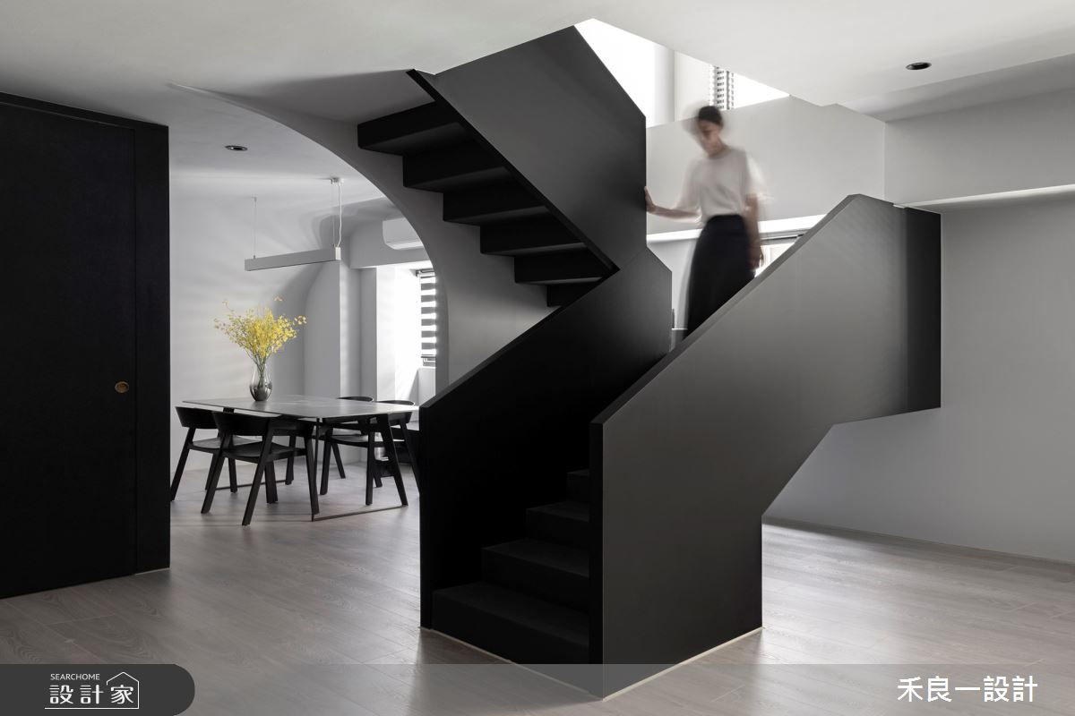 38坪毛胚屋＿簡約風樓梯案例圖片＿禾良一設計＿禾良一_形逸於藝_台中之10
