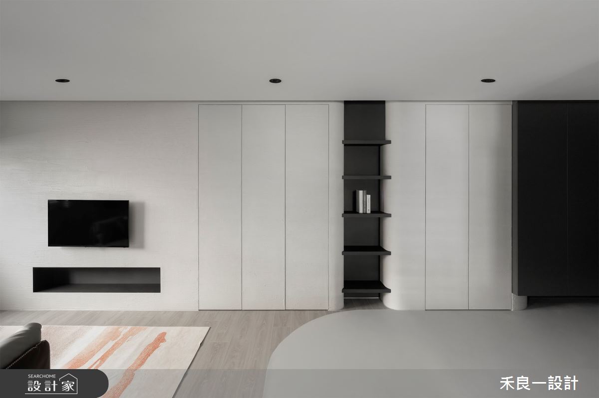 38坪毛胚屋＿簡約風客廳案例圖片＿禾良一設計＿禾良一_形逸於藝_台中之4