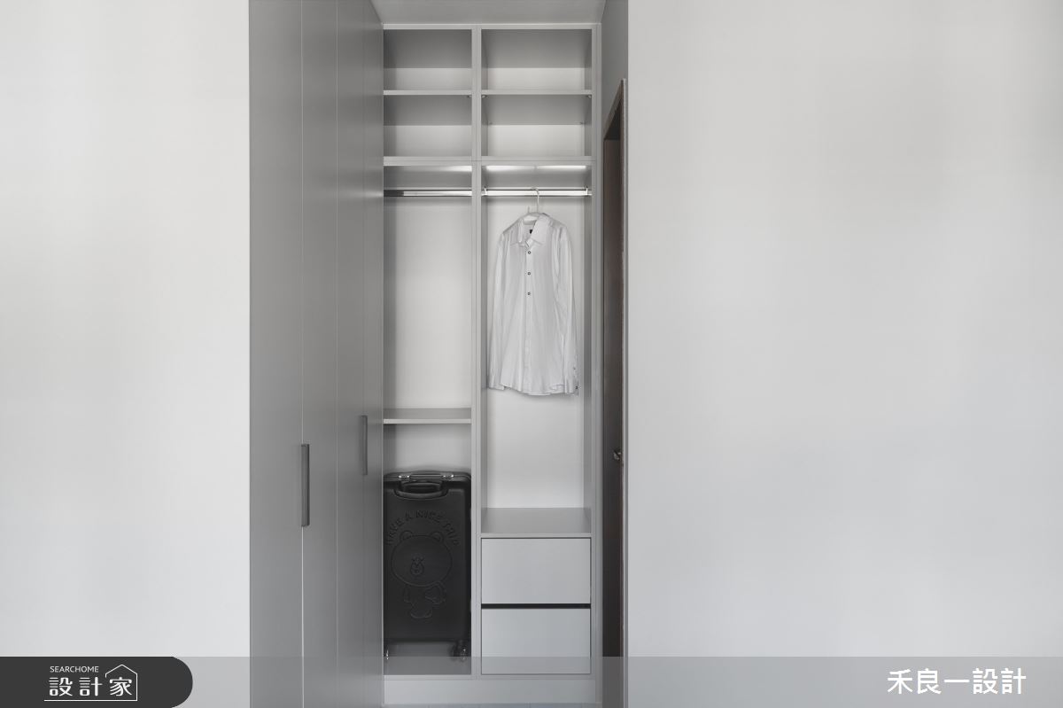 17坪新成屋(5年以下)＿現代風更衣間案例圖片＿禾良一設計＿禾良一_VIVID_台中之10