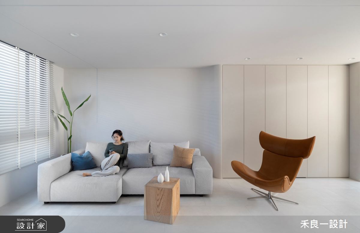 38坪老屋(16~30年)＿現代風客廳案例圖片＿禾良一設計＿禾良一_止靜_台中之3