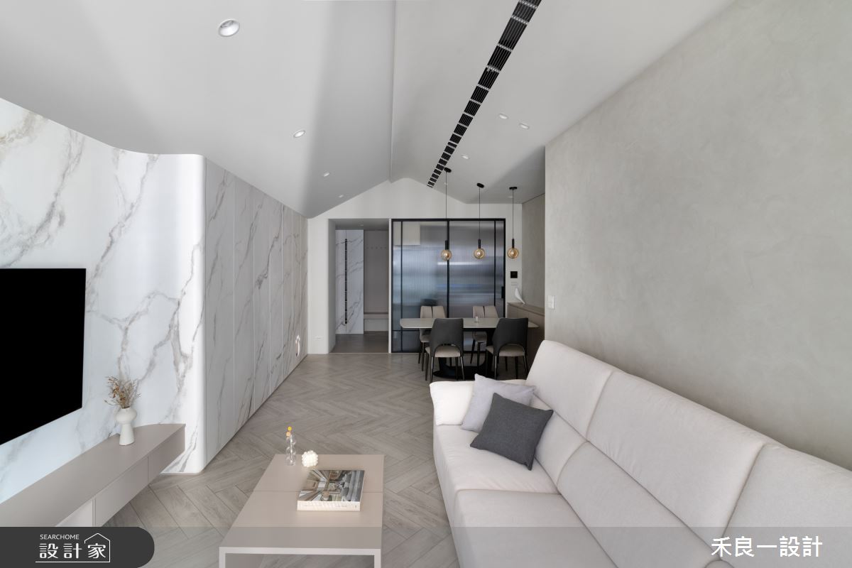 25坪中古屋(5~15年)＿現代風客廳餐廳案例圖片＿禾良一設計＿禾良一_徐徐_台中之5