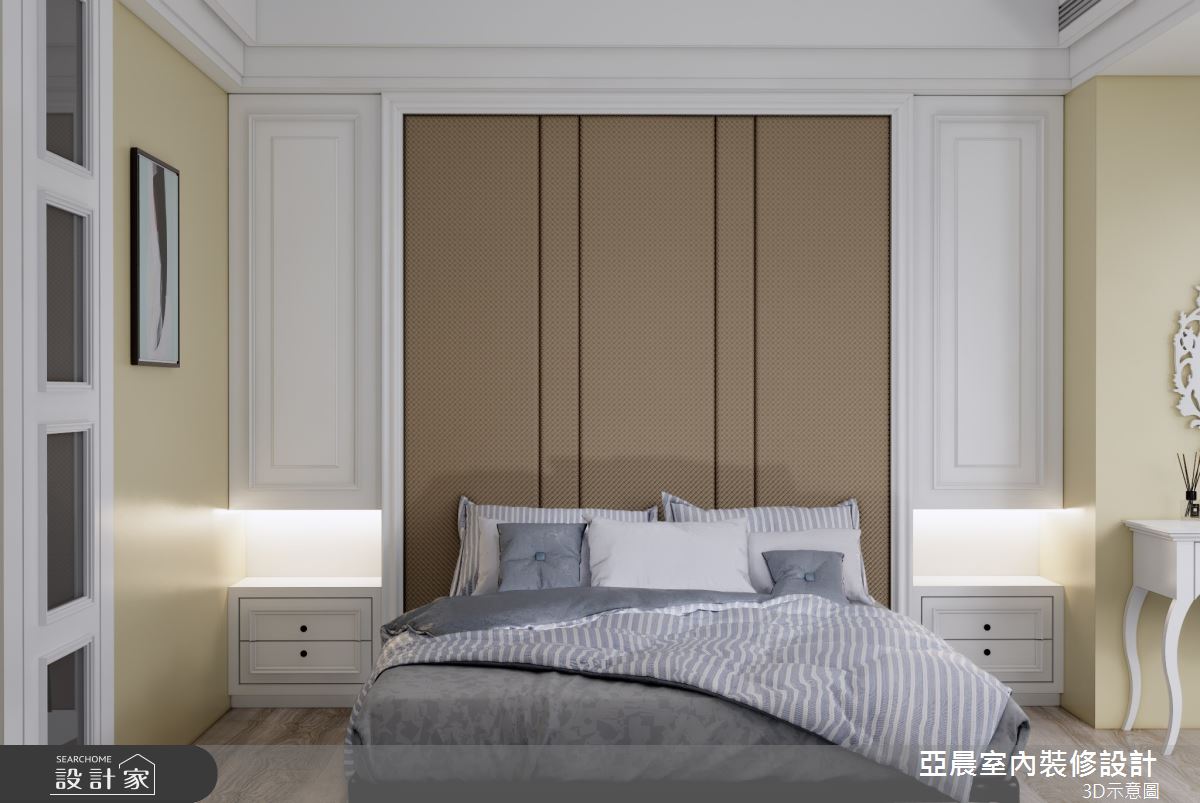36坪新成屋(5年以下)＿新古典臥室案例圖片＿亞晨室內裝修設計工程有限公司＿亞晨_04之9