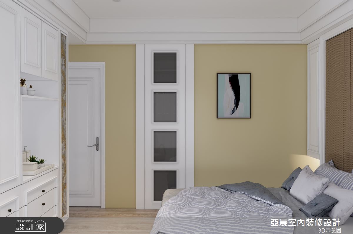 36坪新成屋(5年以下)＿新古典臥室案例圖片＿亞晨室內裝修設計工程有限公司＿亞晨_04之10