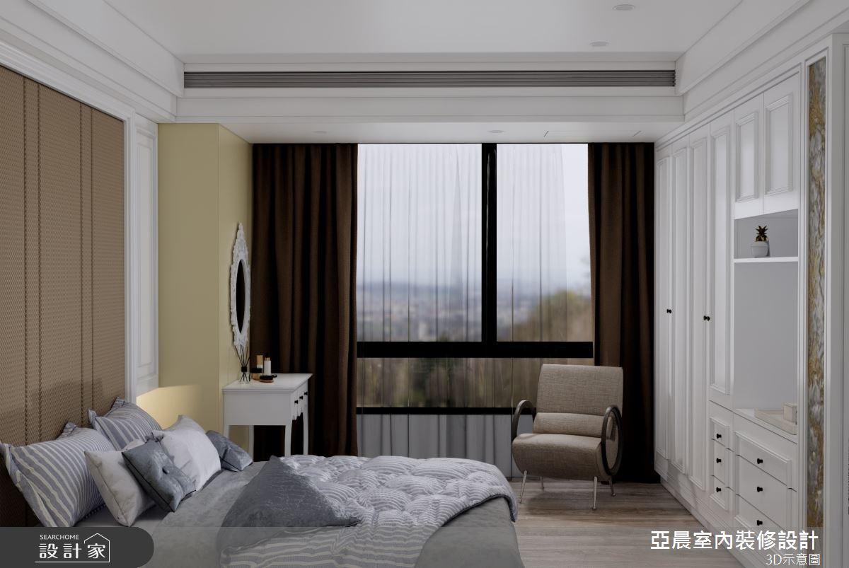 36坪新成屋(5年以下)＿新古典臥室案例圖片＿亞晨室內裝修設計工程有限公司＿亞晨_04之8