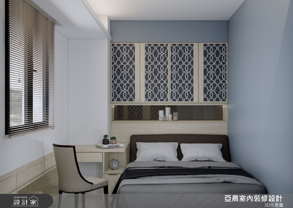 36坪新成屋(5年以下)＿新古典客房案例圖片＿亞晨室內裝修設計工程有限公司＿亞晨_04之13