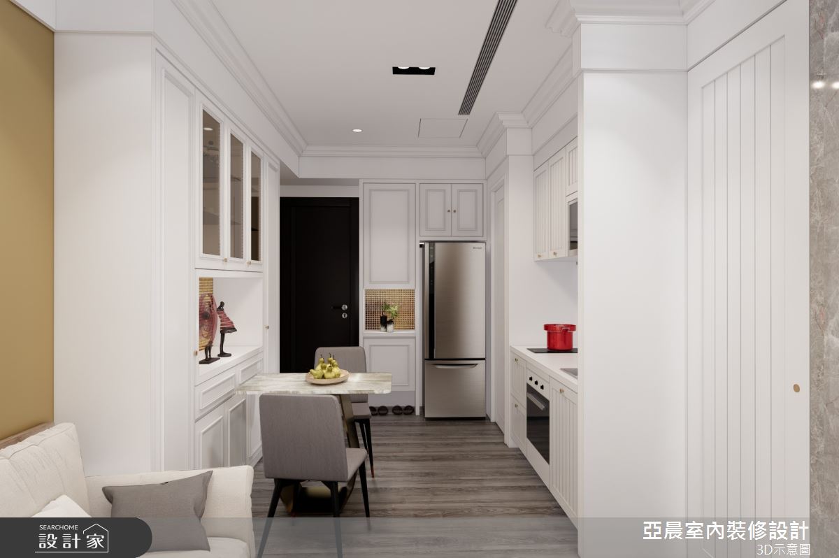 新成屋(5年以下)＿新古典客廳餐廳案例圖片＿亞晨室內裝修設計工程有限公司＿亞晨_06之3