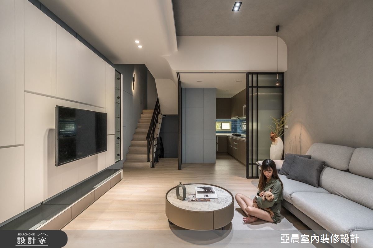65坪中古屋(5~15年)＿現代風客廳案例圖片＿亞晨室內裝修設計工程有限公司＿亞晨_09之6