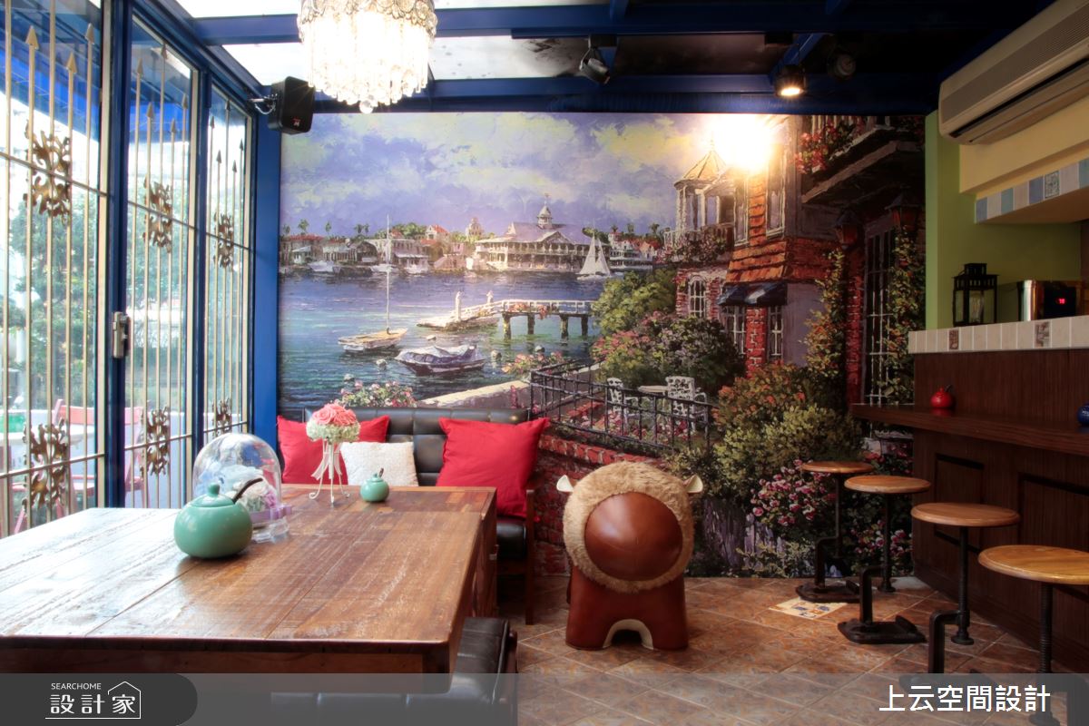 27坪老屋(16~30年)＿鄉村風商業空間案例圖片＿上云空間設計＿上云_Ciao Ciao Cafe敲敲咖啡之2