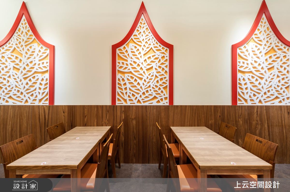 25坪＿異國風商業空間案例圖片＿上云空間設計＿上云_板橋環球-雲象南洋料理之10