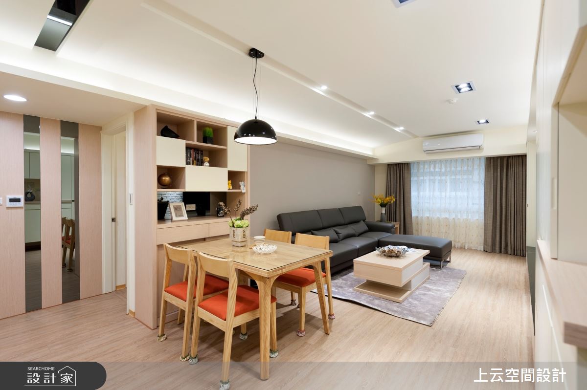 25坪老屋(16~30年)＿現代風客廳餐廳案例圖片＿上云空間設計＿上云_鄉村簡雅日記之8