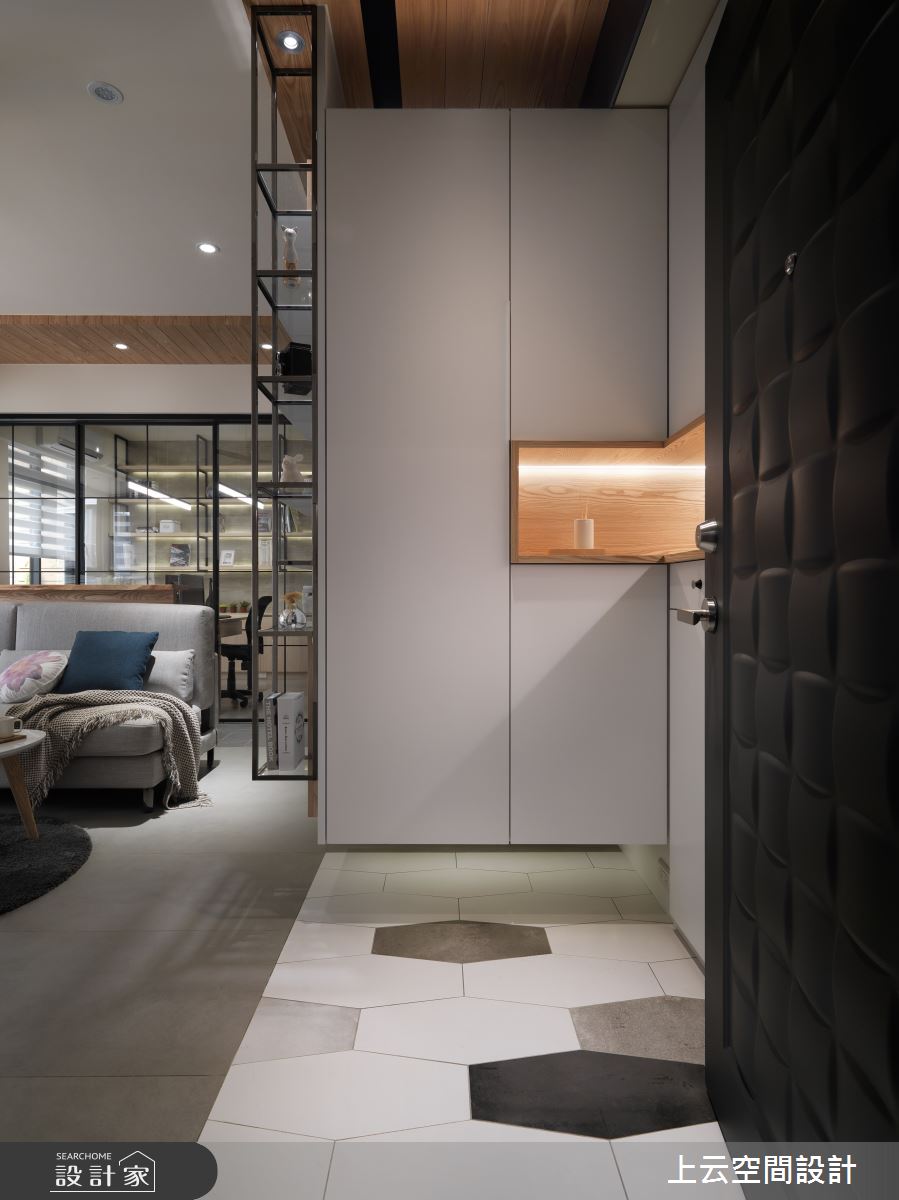 23坪老屋(31~40年)＿現代人文風玄關案例圖片＿上云空間設計＿上云_上云ｘ木子之1