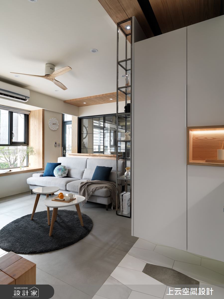 23坪老屋(31~40年)＿現代人文風玄關案例圖片＿上云空間設計＿上云_上云ｘ木子之2