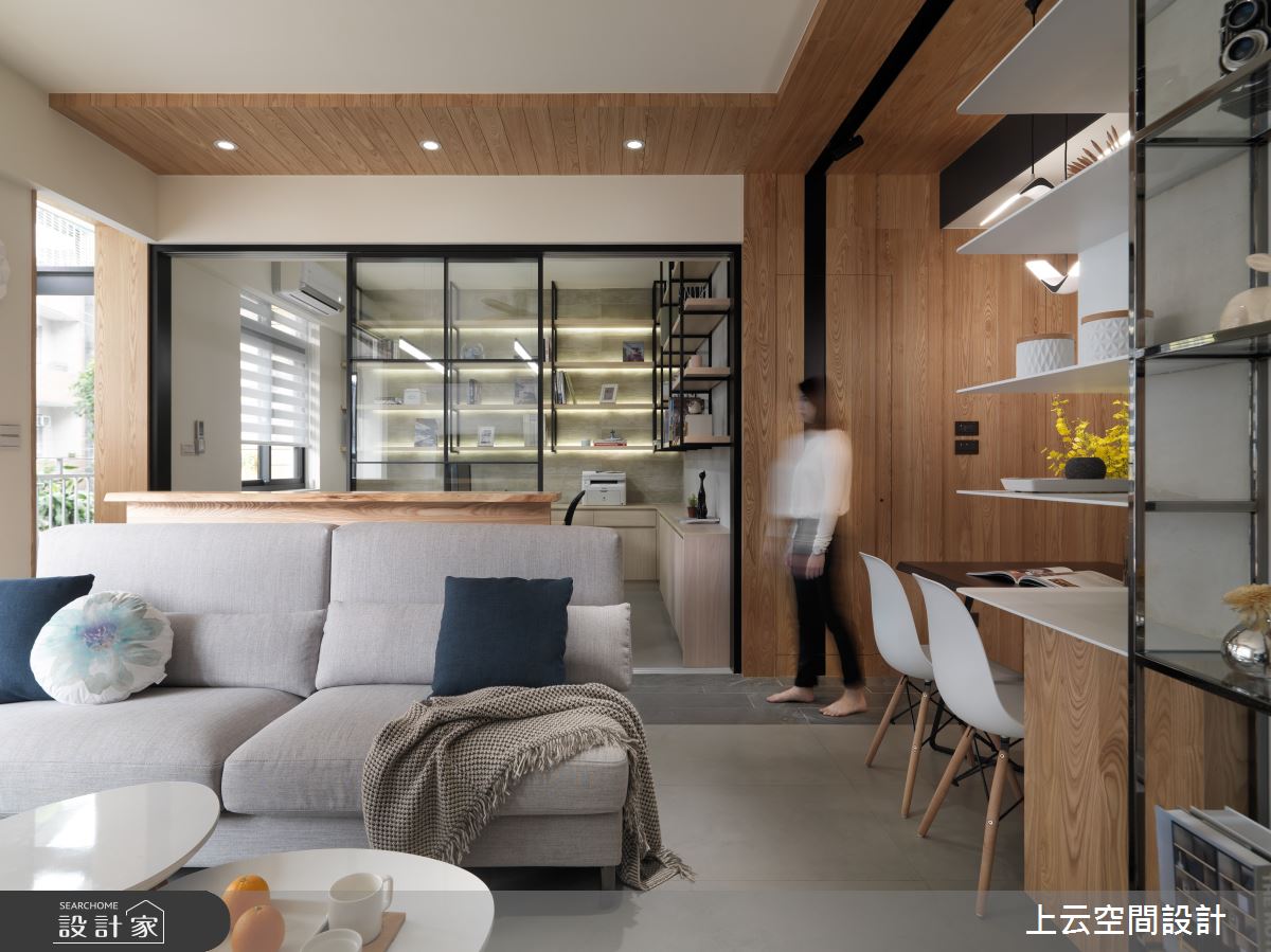 23坪老屋(31~40年)＿現代人文風客廳案例圖片＿上云空間設計＿上云_上云ｘ木子之6