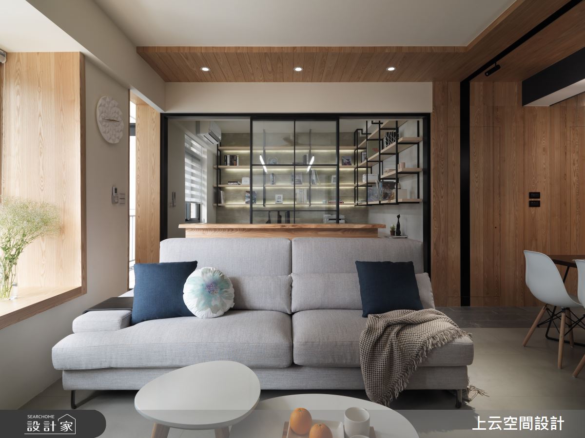 23坪老屋(31~40年)＿現代人文風客廳案例圖片＿上云空間設計＿上云_上云ｘ木子之7
