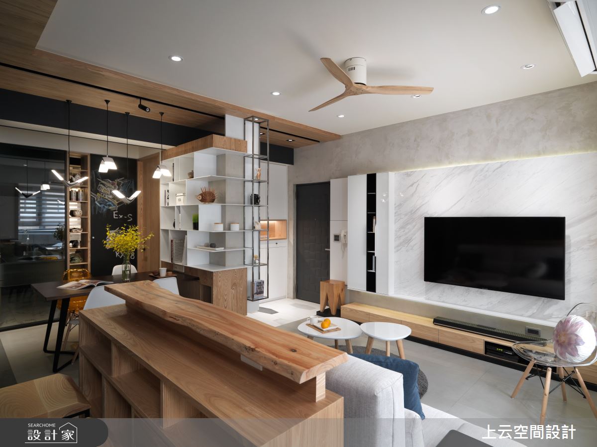 23坪老屋(31~40年)＿現代人文風玄關客廳餐廳案例圖片＿上云空間設計＿上云_上云ｘ木子之10
