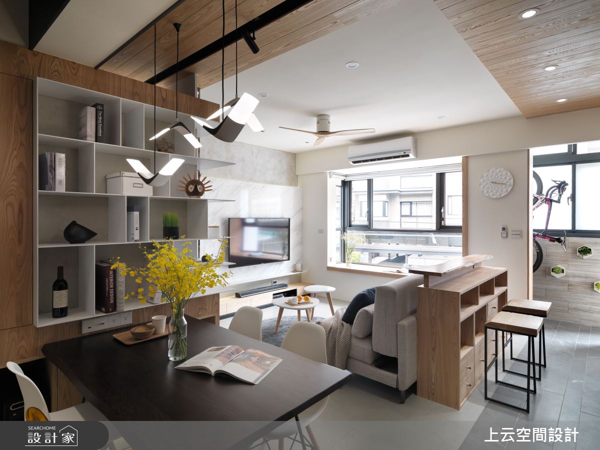 23坪老屋(31~40年)＿現代人文風客廳餐廳案例圖片＿上云空間設計＿上云_上云ｘ木子之15
