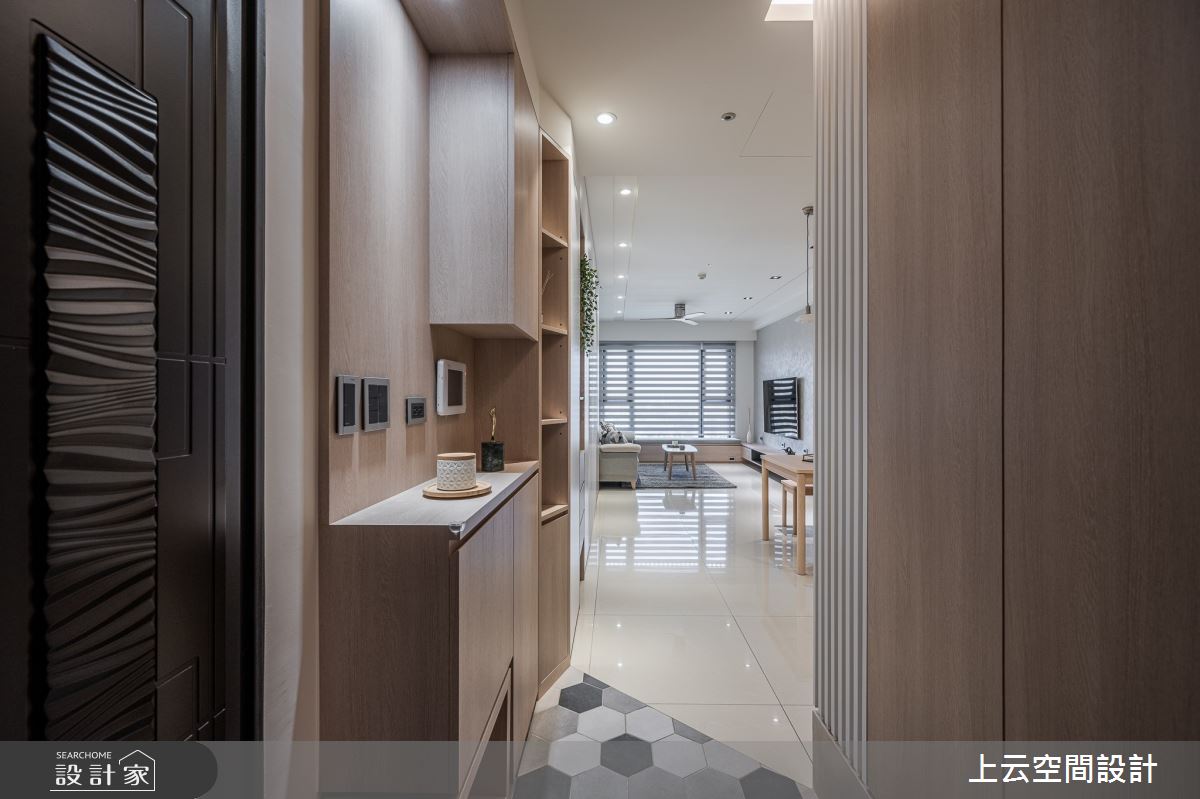 新成屋(5年以下)＿北歐風玄關案例圖片＿上云空間設計＿上云_舒爽北歐宅之2