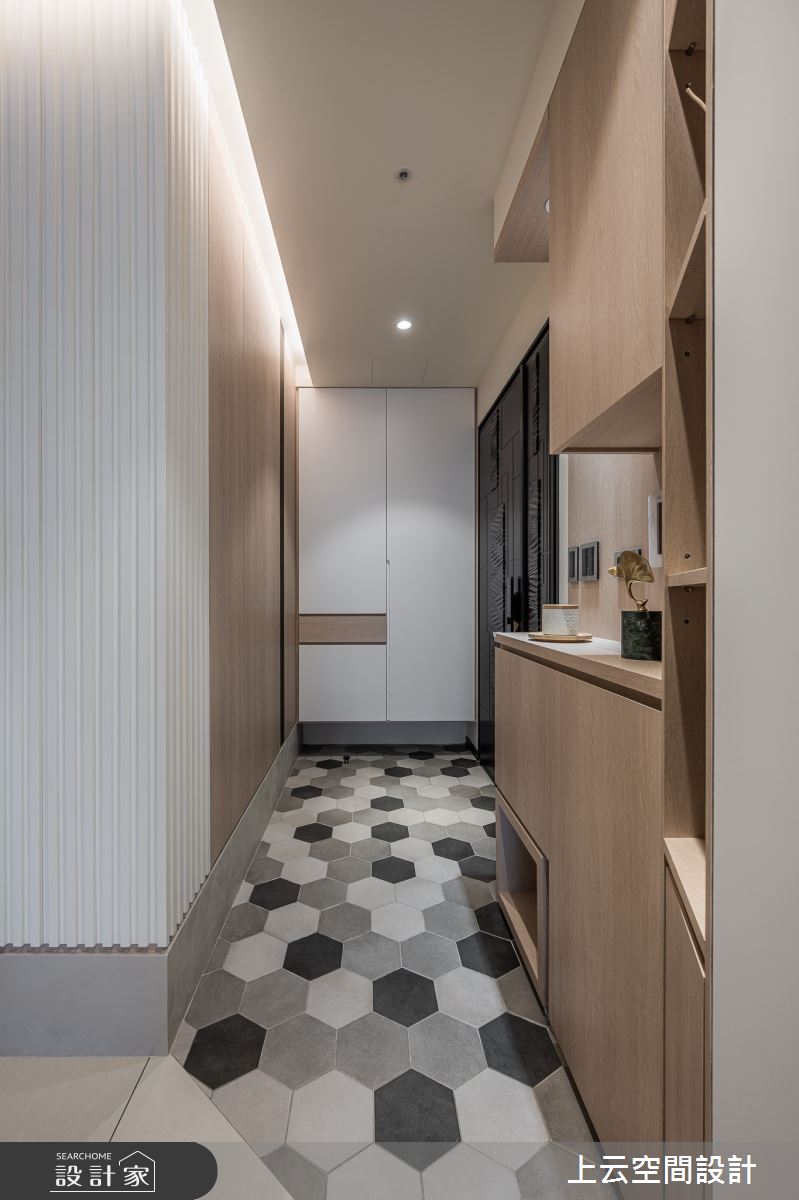 新成屋(5年以下)＿北歐風玄關案例圖片＿上云空間設計＿上云_舒爽北歐宅之4