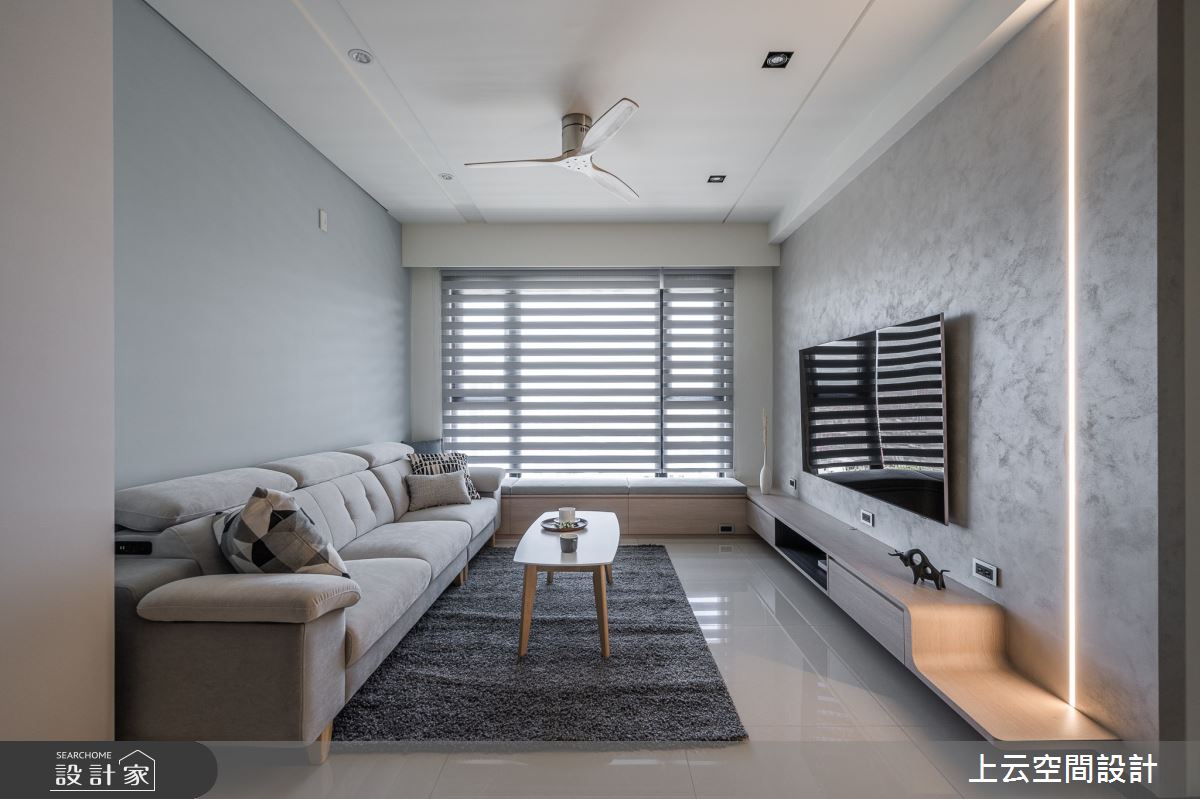 新成屋(5年以下)＿北歐風客廳案例圖片＿上云空間設計＿上云_舒爽北歐宅之12