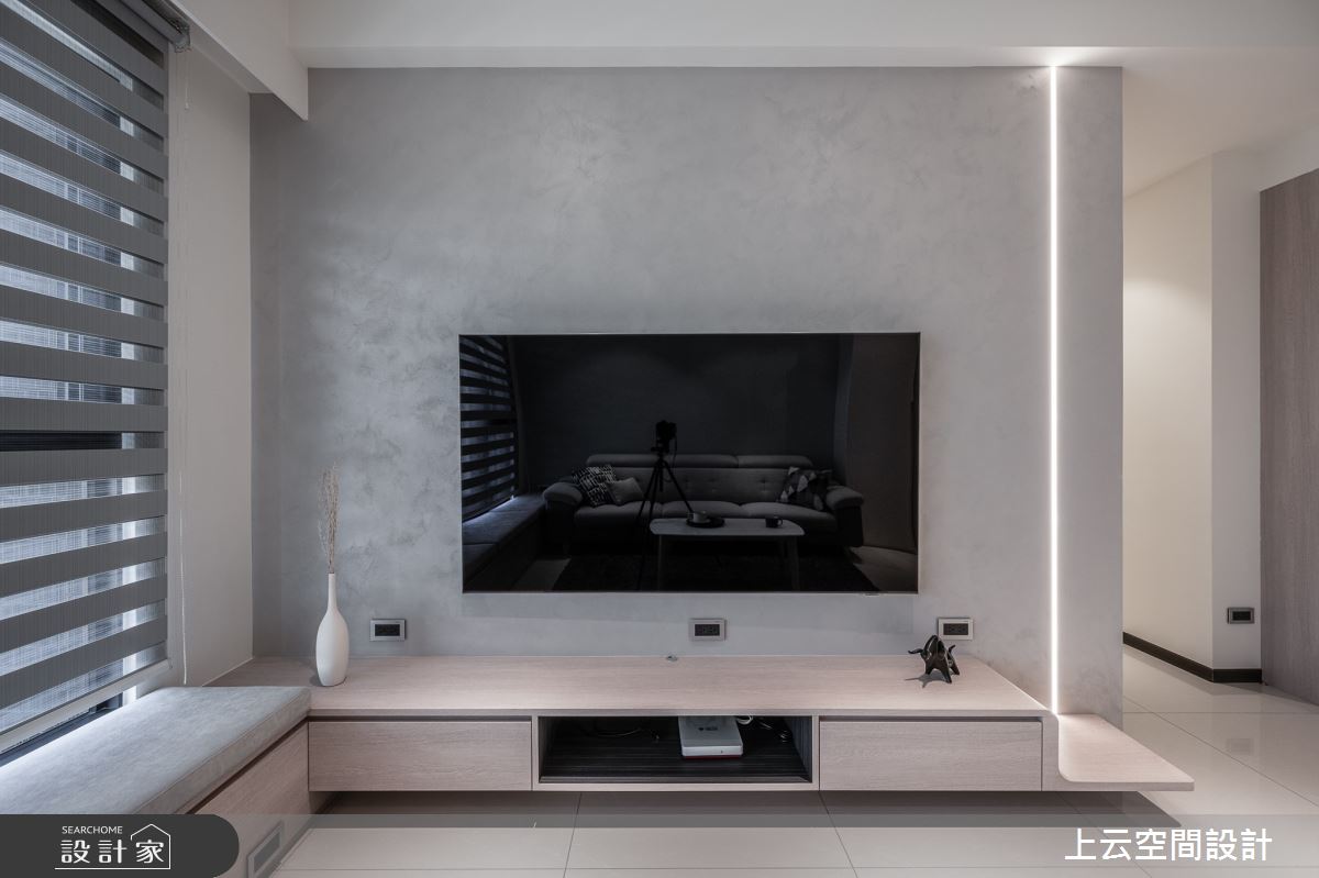 新成屋(5年以下)＿北歐風客廳案例圖片＿上云空間設計＿上云_舒爽北歐宅之13