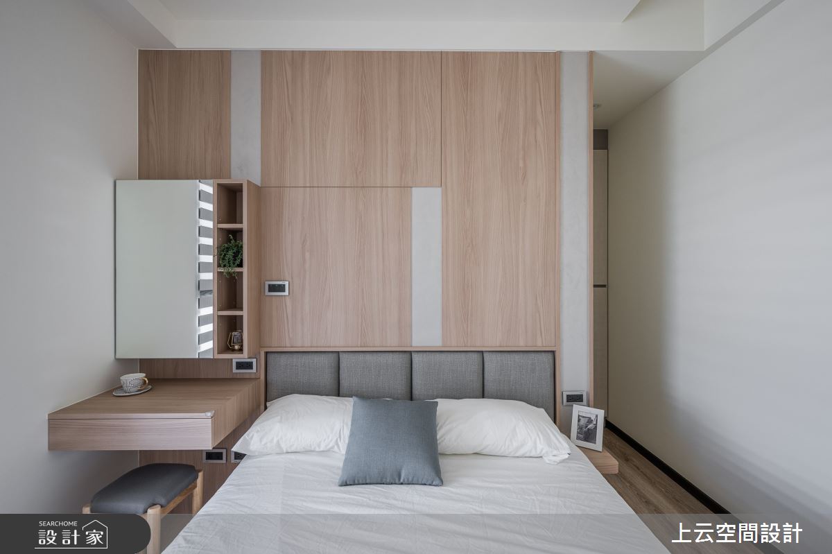 新成屋(5年以下)＿北歐風臥室案例圖片＿上云空間設計＿上云_舒爽北歐宅之20