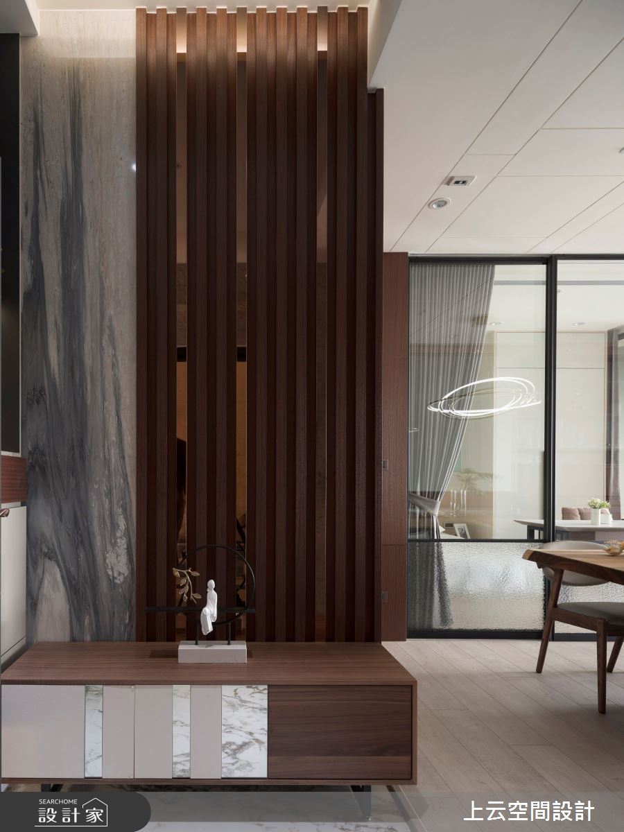 32坪新成屋(5年以下)＿現代輕奢風玄關案例圖片＿上云空間設計＿上云_精緻的豪宅饗宴之9