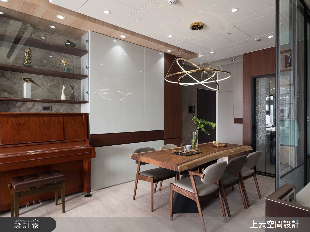 32坪新成屋(5年以下)＿現代輕奢風餐廳案例圖片＿上云空間設計＿上云_精緻的豪宅饗宴之7