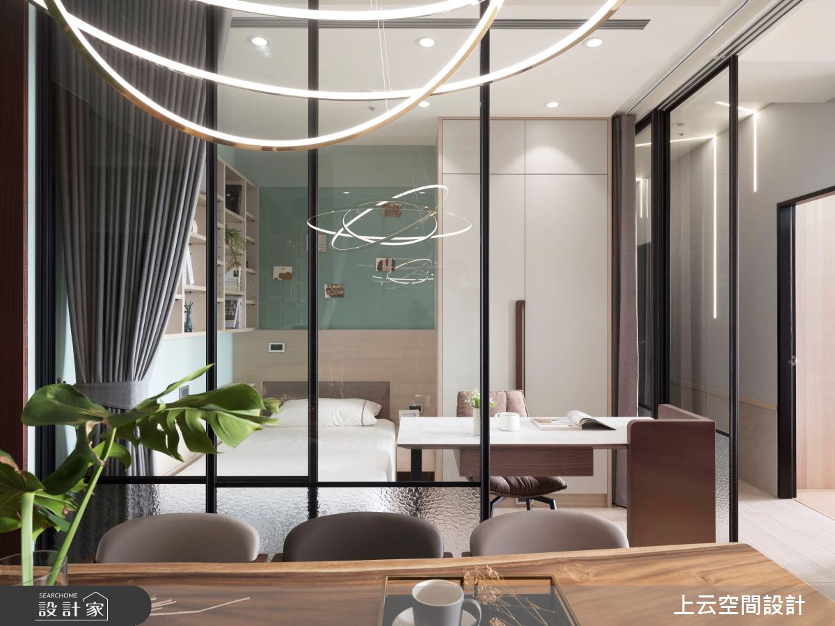 32坪新成屋(5年以下)＿現代輕奢風餐廳客房案例圖片＿上云空間設計＿上云_精緻的豪宅饗宴之19
