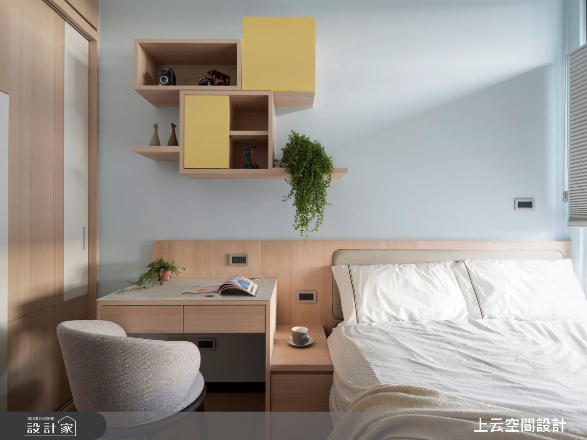 32坪新成屋(5年以下)＿現代輕奢風臥室案例圖片＿上云空間設計＿上云_精緻的豪宅饗宴之29