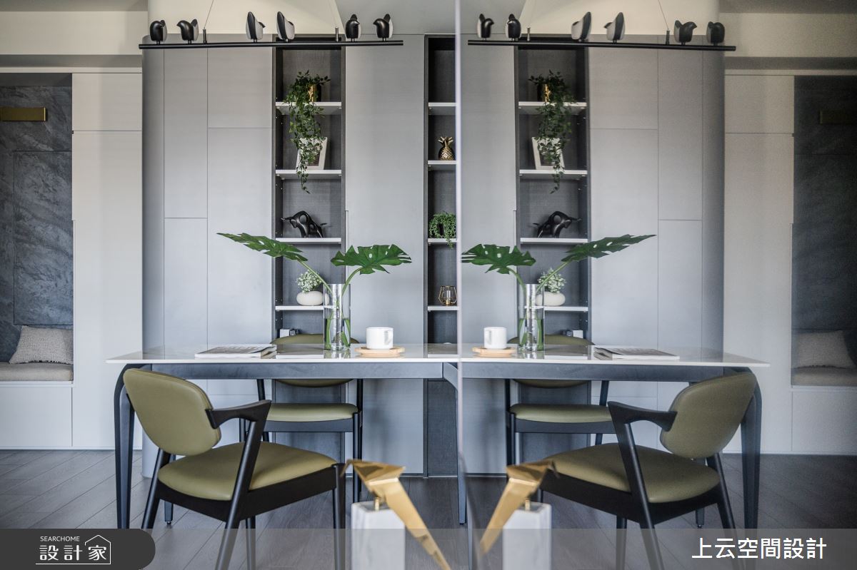 23坪新成屋(5年以下)＿現代風餐廳案例圖片＿上云空間設計＿上云_隙光  灰白之17