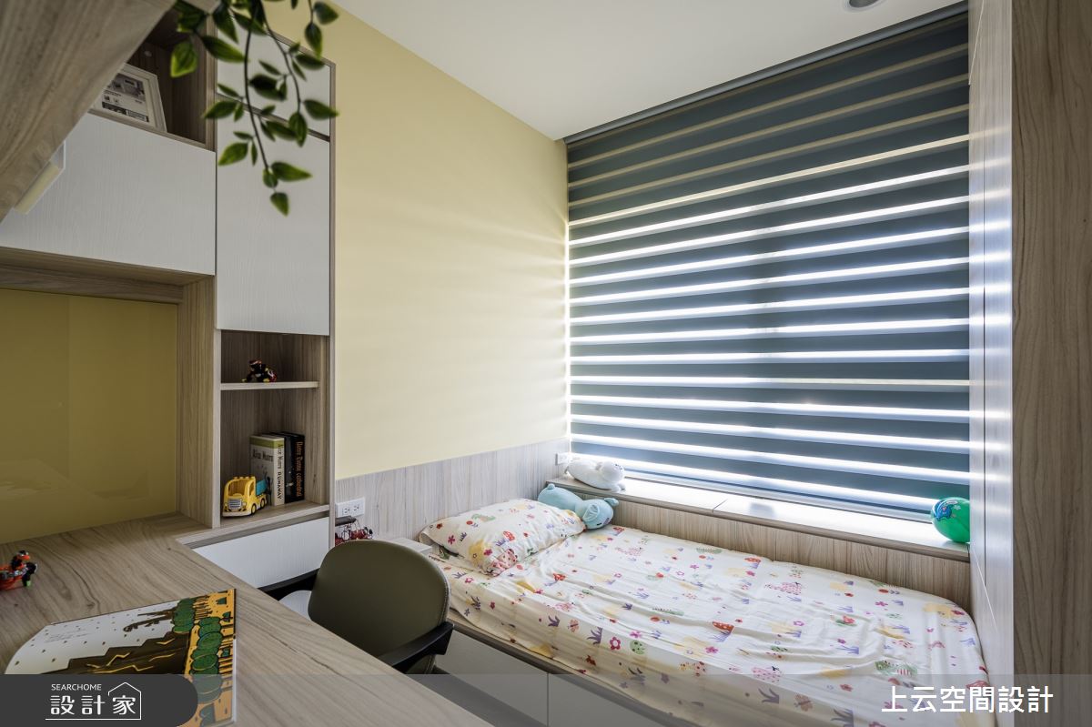 23坪新成屋(5年以下)＿現代風兒童房兒童房案例圖片＿上云空間設計＿上云_隙光  灰白之29