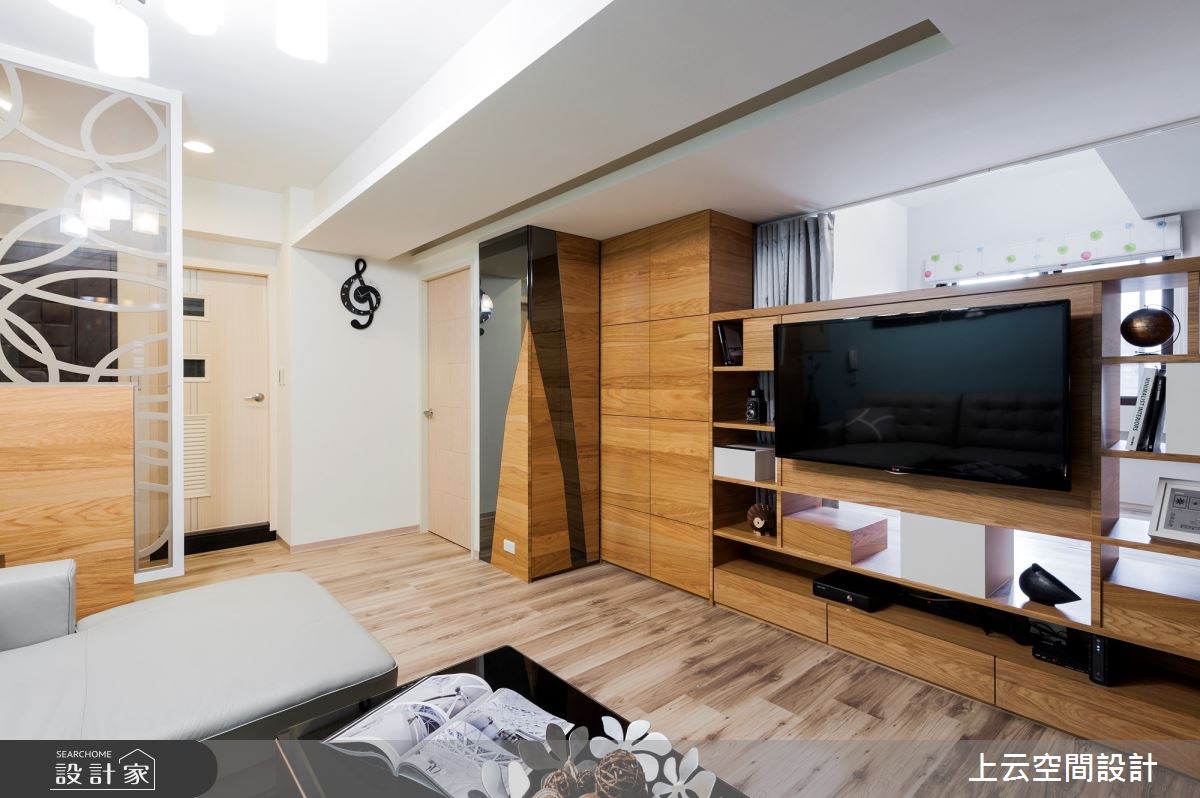 19坪老屋(31~40年)＿現代風客廳案例圖片＿上云空間設計＿上云_菱格之蛹之10