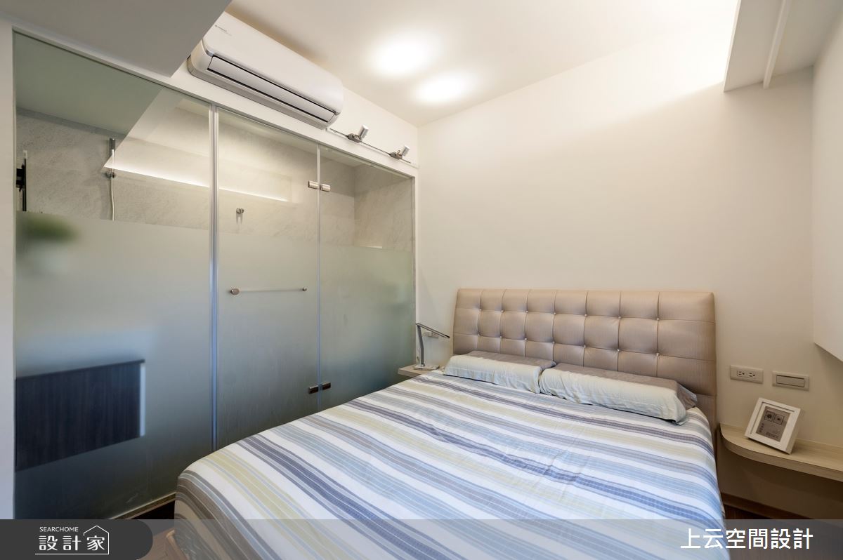 19坪老屋(31~40年)＿現代風臥室案例圖片＿上云空間設計＿上云_菱格之蛹之27