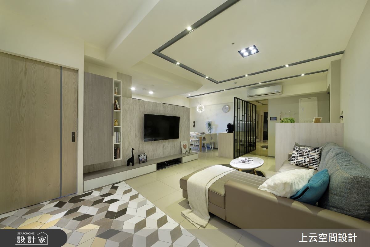 新成屋(5年以下)＿現代風客廳案例圖片＿上云空間設計＿上云_記憶足音之4
