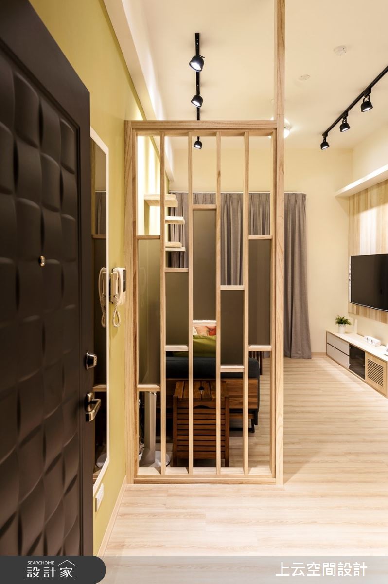 24坪老屋(16~30年)＿混搭風玄關案例圖片＿上云空間設計＿上云_盪漾旋律之1