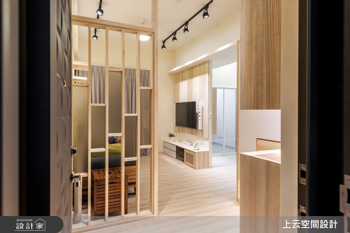 24坪老屋(16~30年)＿混搭風玄關案例圖片＿上云空間設計＿上云_盪漾旋律之2