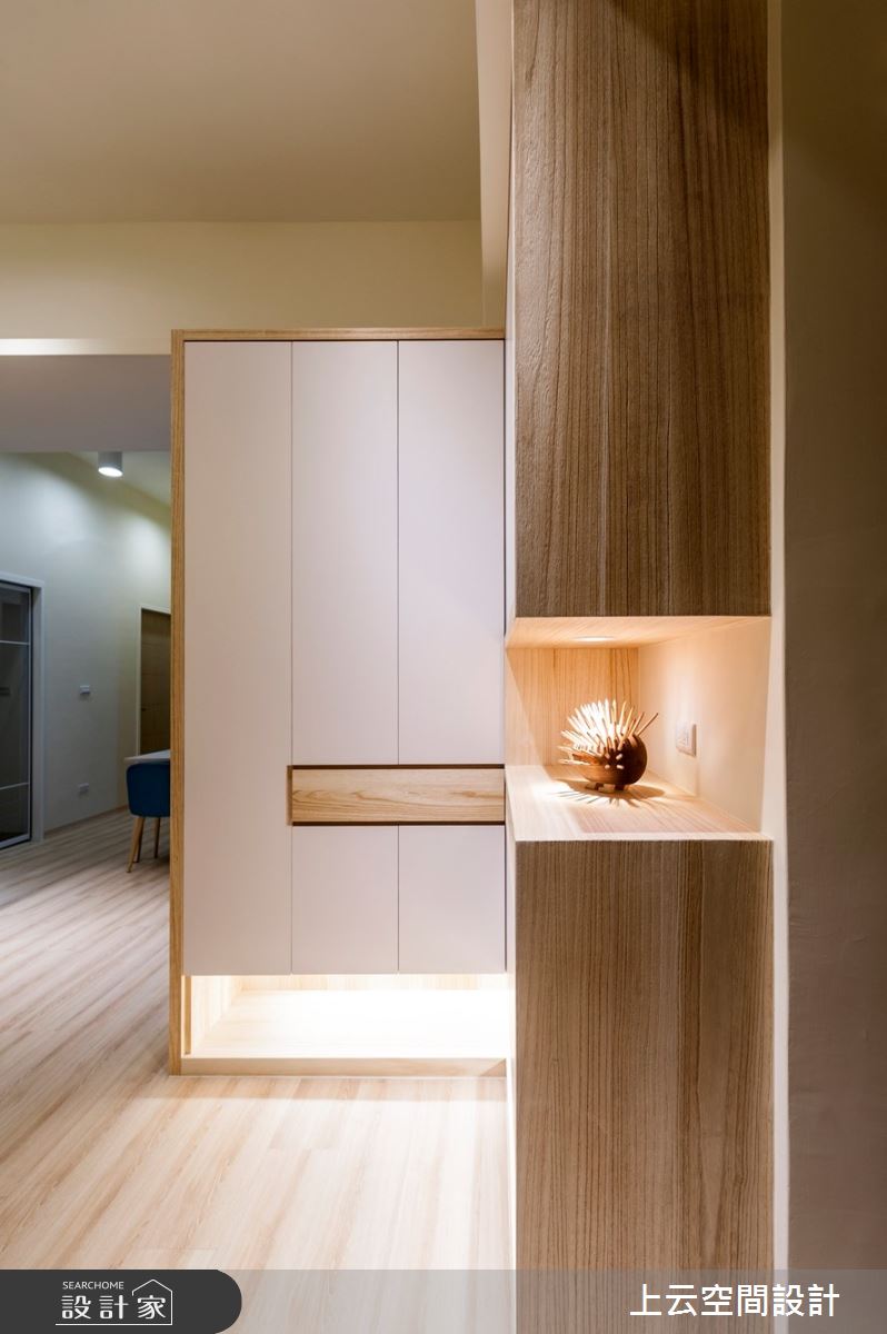 24坪老屋(16~30年)＿混搭風玄關案例圖片＿上云空間設計＿上云_盪漾旋律之4