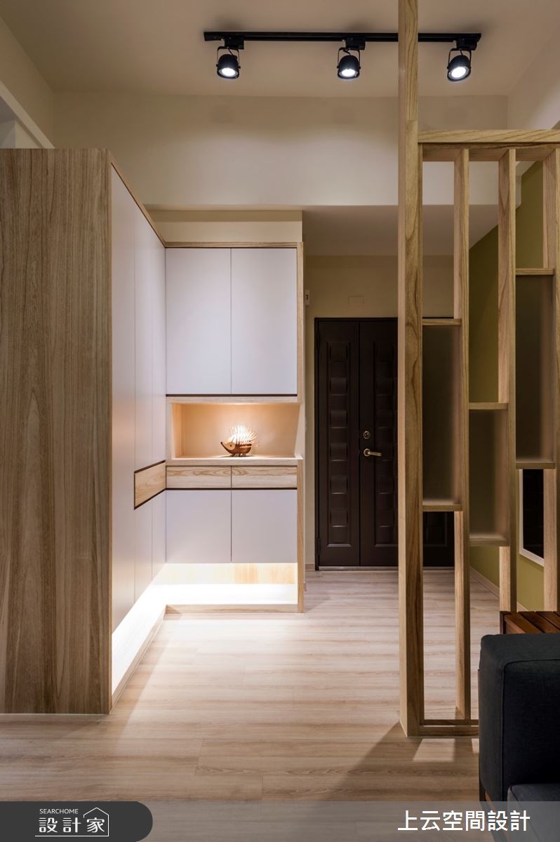 24坪老屋(16~30年)＿混搭風玄關案例圖片＿上云空間設計＿上云_盪漾旋律之5